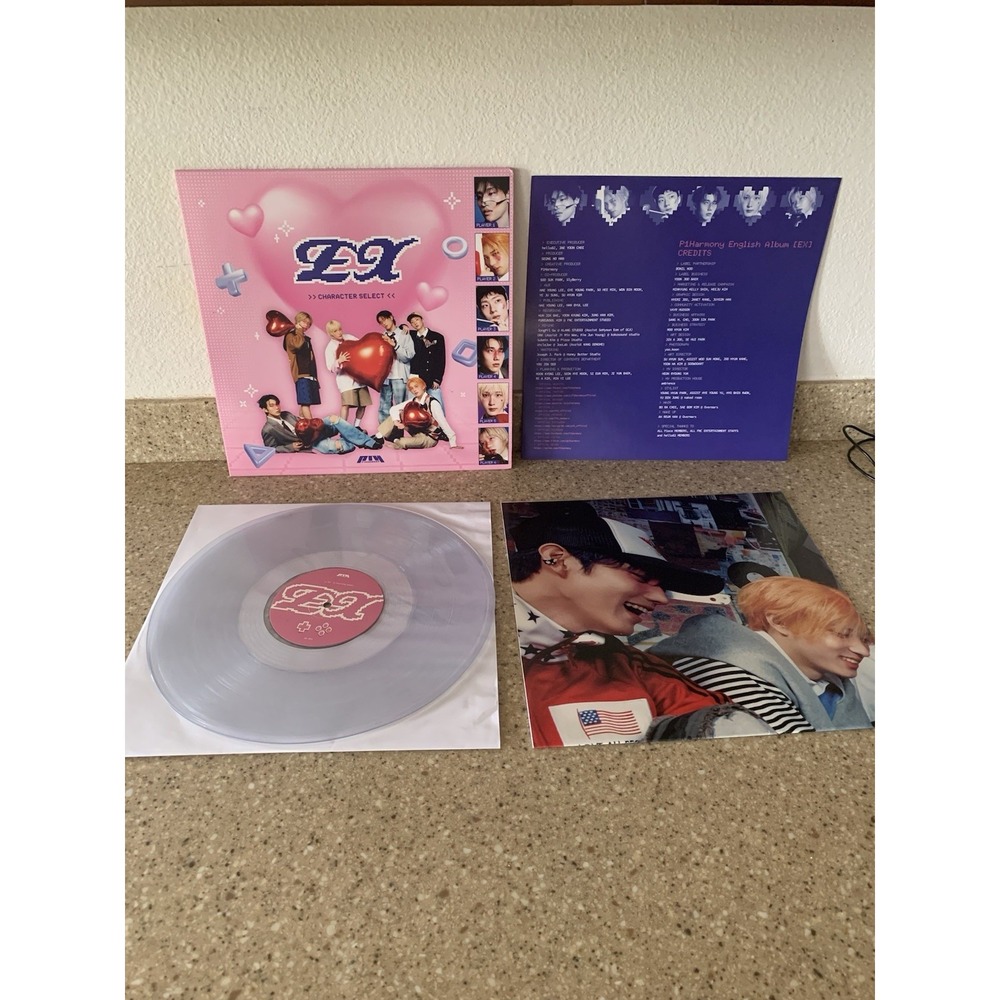 P1HARMONY 'EX' HELLO82 EXCLUSIVE CLEAR BUBBLE VINYL LP *No Photo Cards*